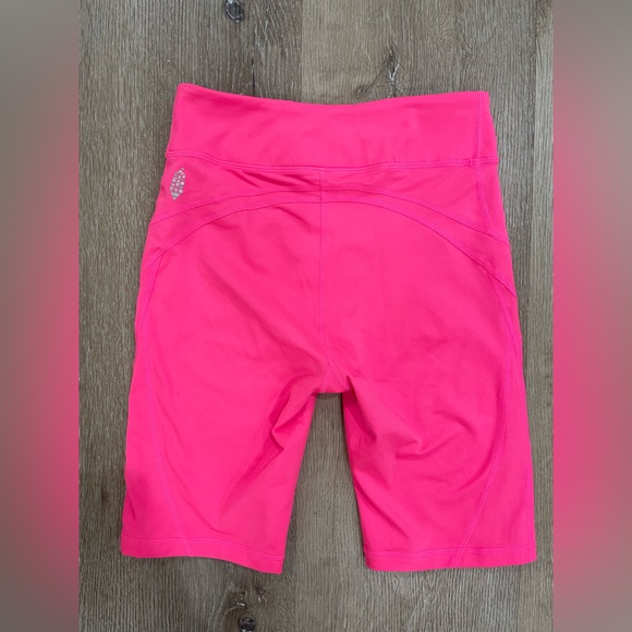 Free People Movement Biker Baby Shorts Hot Pink Size Small - Picture 7 of 9